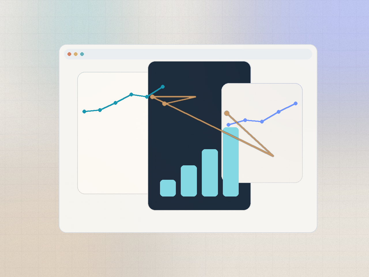 A bespoke Harper Digital render representing structured workflow design and AI operating logic.